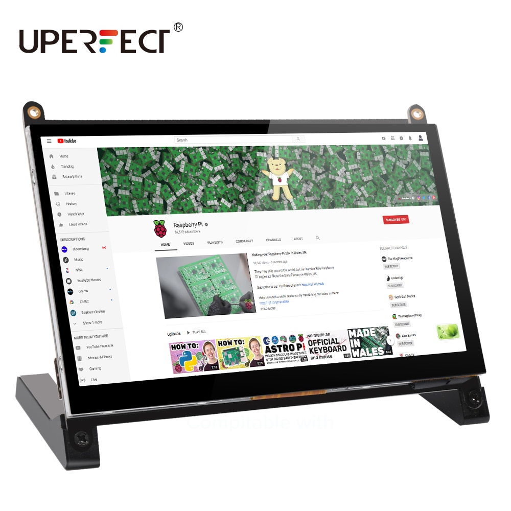 UPERFECT ġ ũ  7 ġ ޴ USB    ġ ũ IPS ÷ ǻ ȭ 1024X600